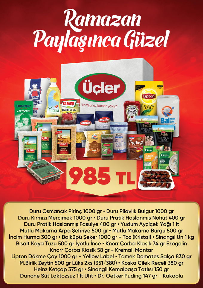 ÜÇLER RAMAZAN KUMANYA 2026